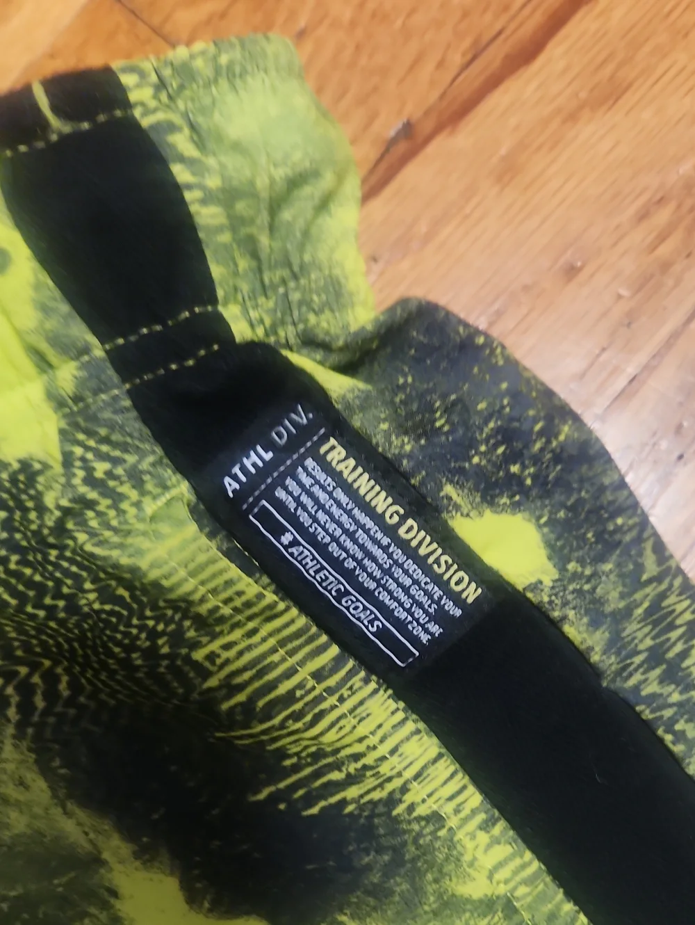 Neon Yellow Tie-Dye Athletic Shorts, 14-16, Like New